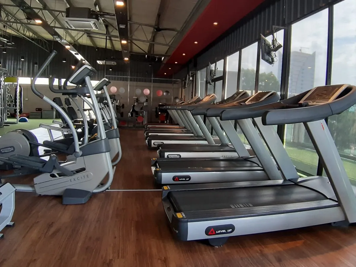 Cardio with a view at Level Up Fitness Kuala Terengganu