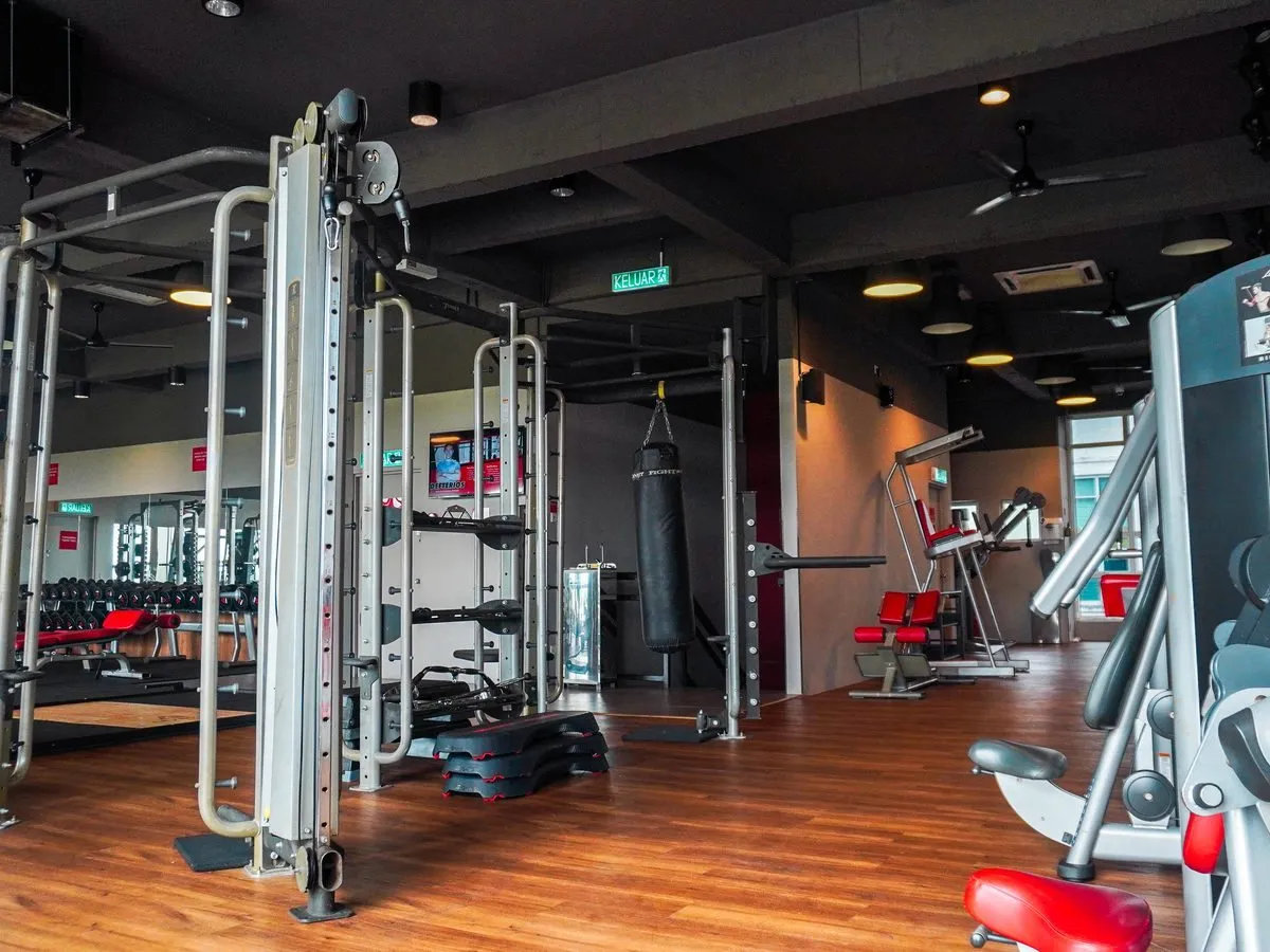 Functional area at Level Up Fitness Metrocity