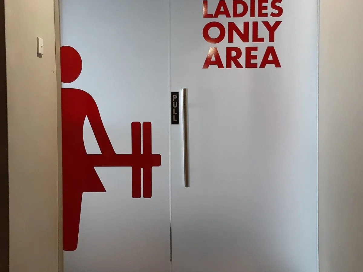 Ladies-only area at Level Up Fitness Kuala Terengganu