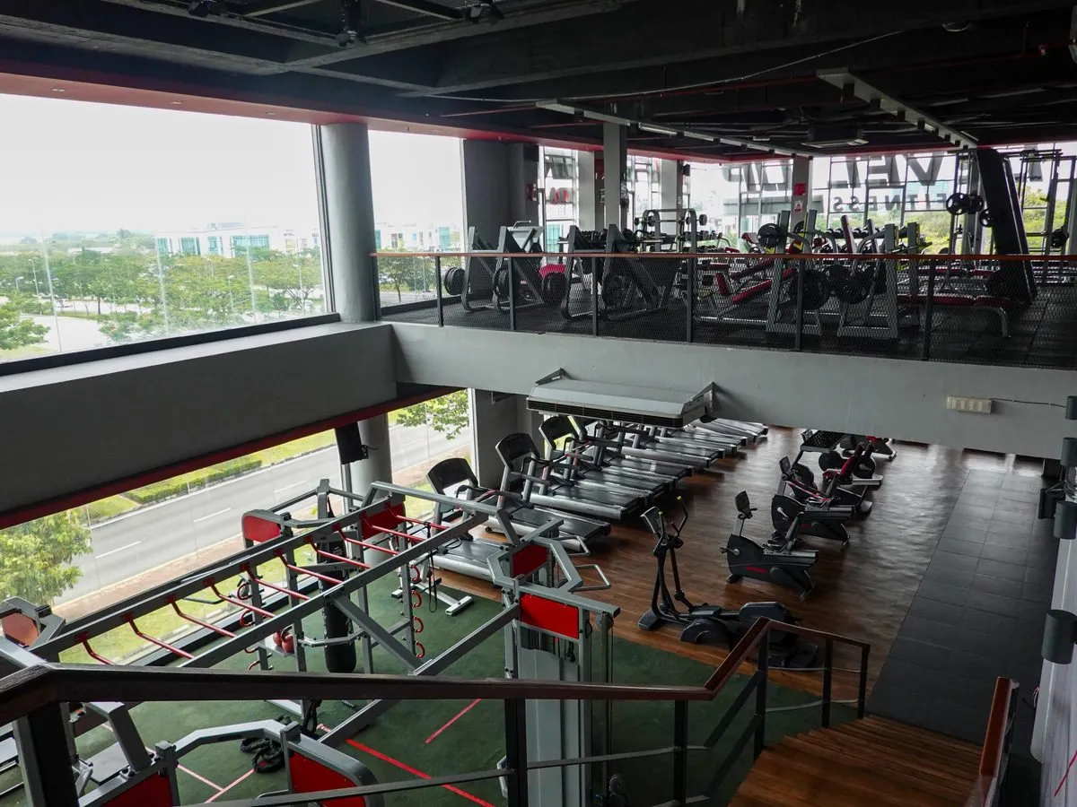 Two levels at Level Up Fitness BDC