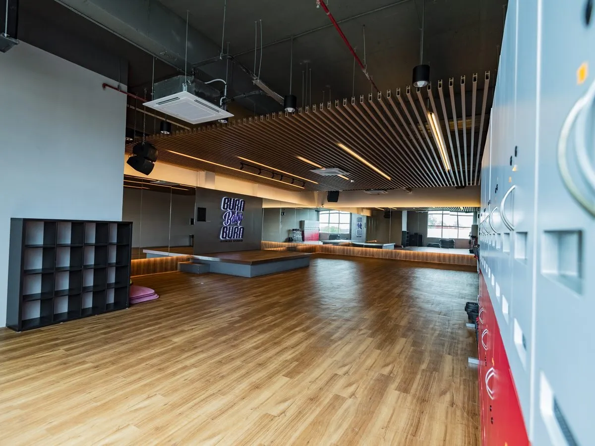 Easy parking at Level Up Fitness SkyArena
