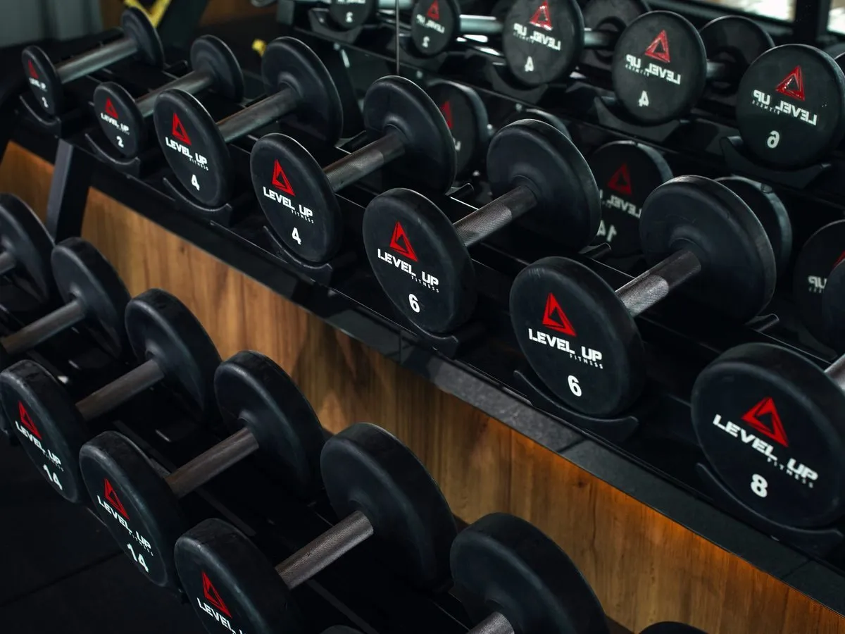 Inside the mall at Level Up Fitness AEON Mall